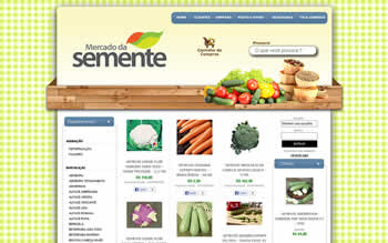 Mercado da Semente: loja virtual hortifruti