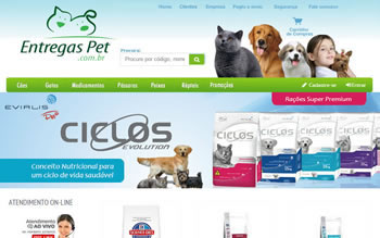 Entregas Pet: loja online de produtos para animais