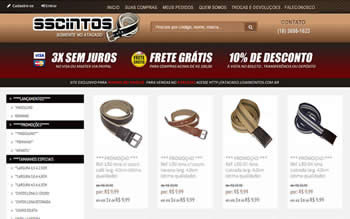 Sscintos: loja online de cintos masculinos e femininos